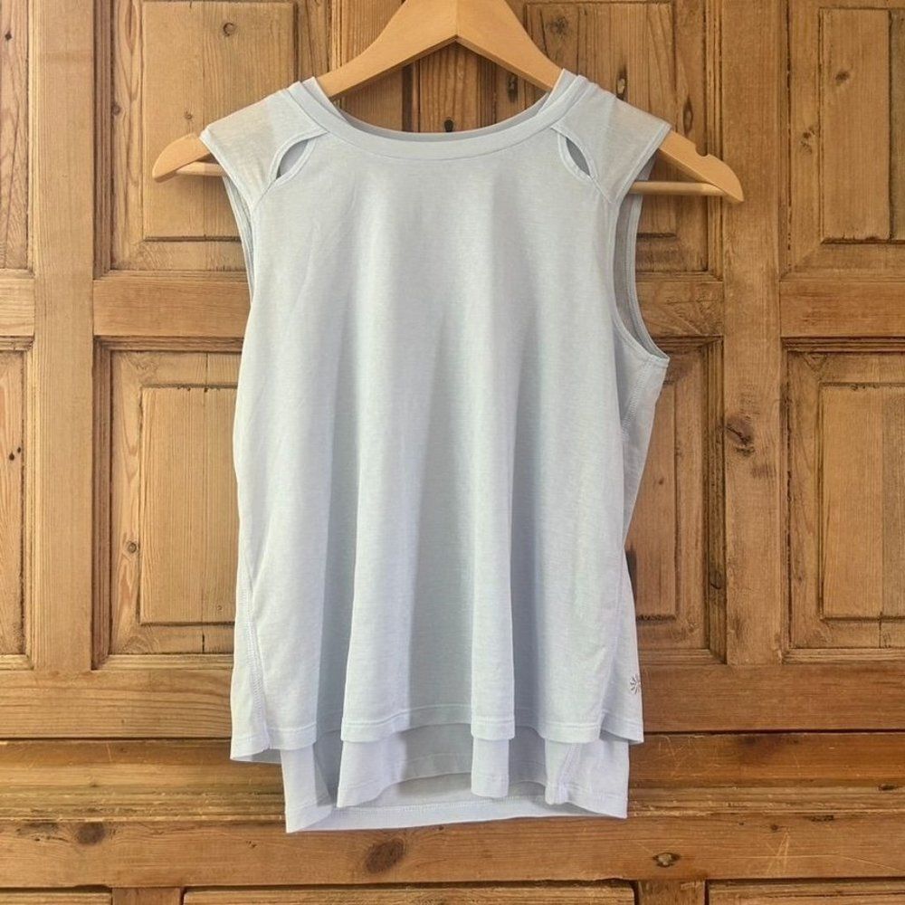 Athleta Girl XL / 14 Carolina Blue Double Layered Tank Top Doubles Tank‎